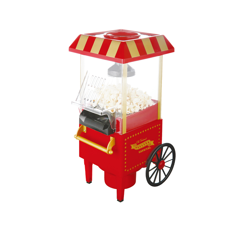 Mesin Popcorn Udara Panas Vintaj BJX-B009 dengan Roda