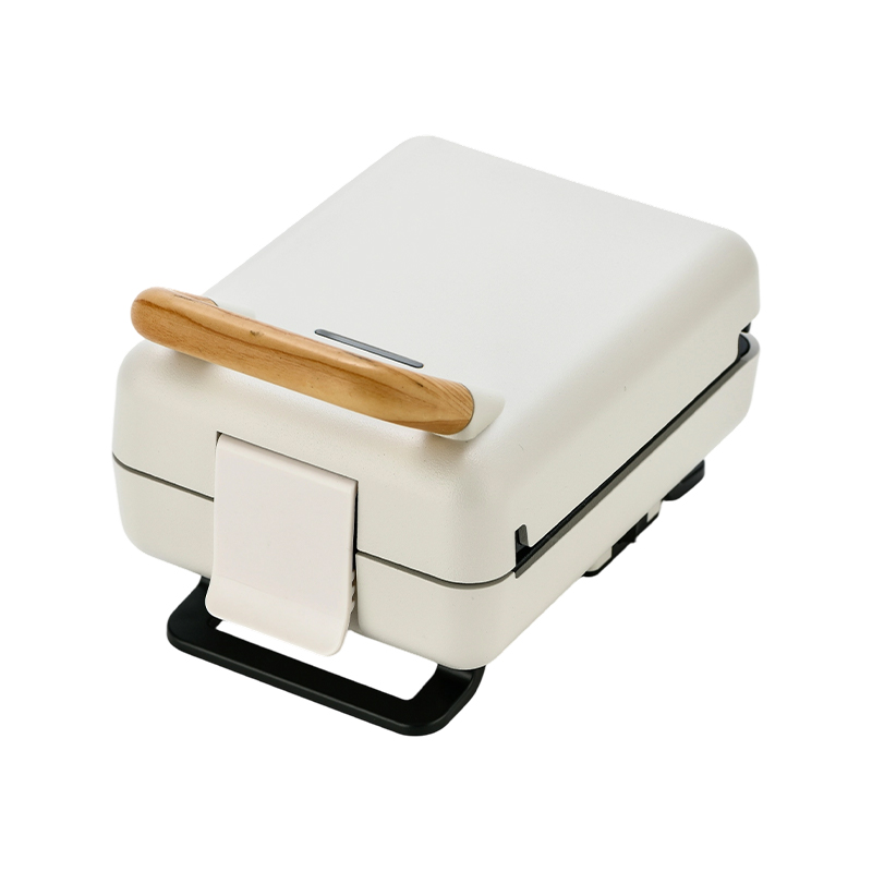 Pembuat Sandwic BJX-S015 dengan Pemegang Bijian Kayu dan Plat Tetap