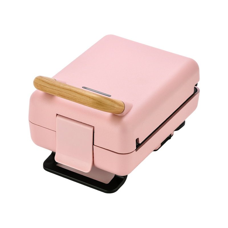 Pembuat Sandwic BJX-S015 dengan Pemegang Bijian Kayu dan Plat Tetap