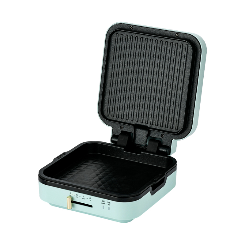BJX-S018 Pembuat Gril 24x24cm dengan Kawalan Suhu & Plat Boleh Alih
