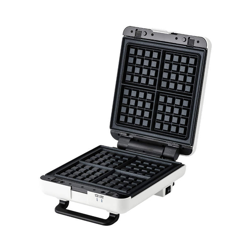 BJX-S026 4-Slice 180° Pembuat Grill & Sandwic Terbuka dengan Kawalan 3 Tahap dan Dulang Titisan Minyak